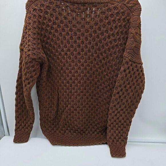 Cie Internationale Express Hand Knitted Chunky XS Colonial Fall Sweater - Picture 8 of 15